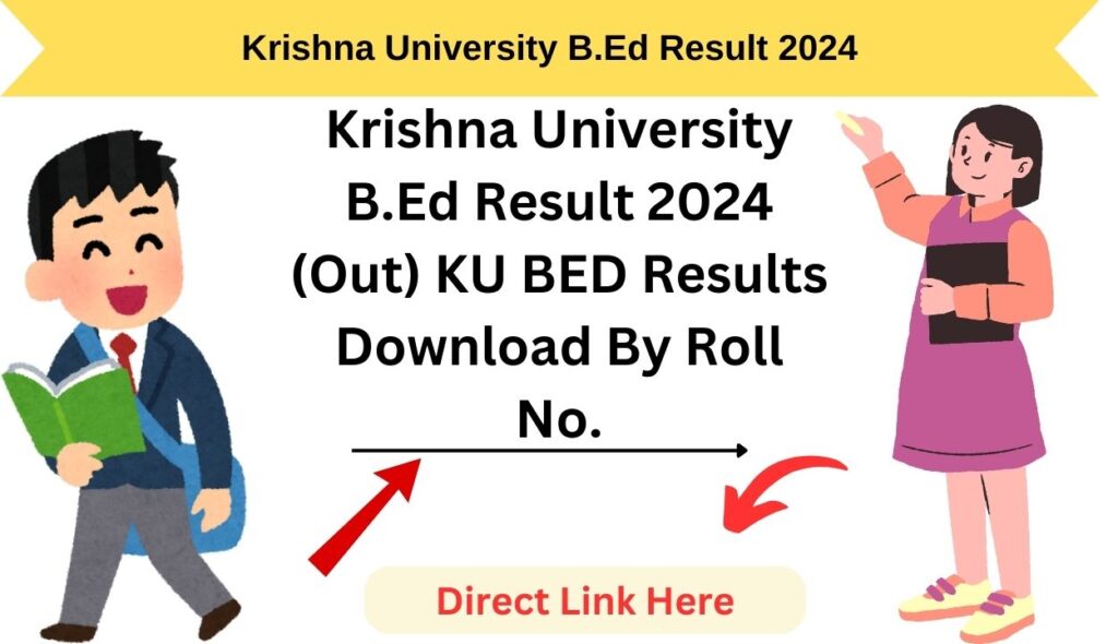 Krishna University B.Ed Result 2024 (Out) KU BED Results Download By Roll No.
