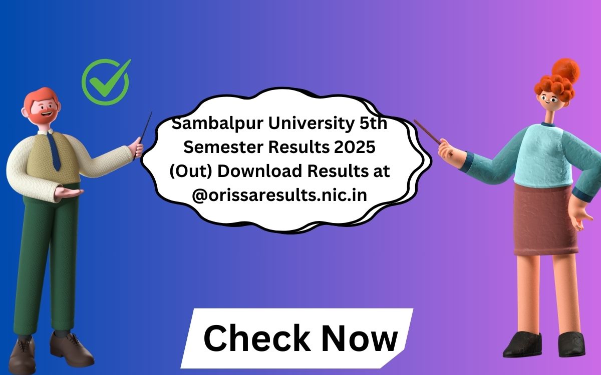 Sambalpur University 5th Semester Results 2025 (Out) Download Results at @orissaresults.nic.in